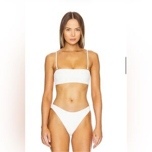 NWT L’Academie by Marianna White Bikini Set